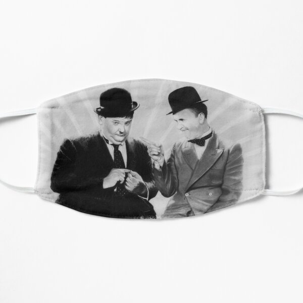 Download Laurel And Hardy Face Masks Redbubble PSD Mockup Templates