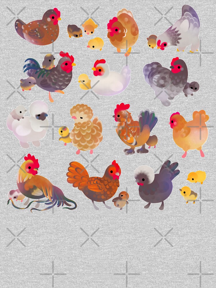 Chicken and Chick by pikaole