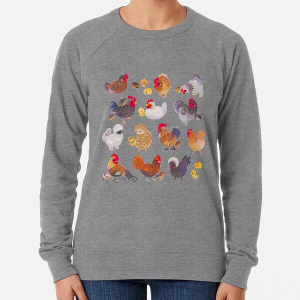 Chicken and Chick Lightweight Sweatshirt