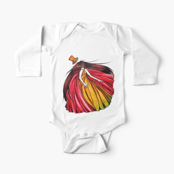 "Who is the mad hatter ?" : Le Chaperon Rouge / The Red Riding Hood Long Sleeve Baby One-Piece