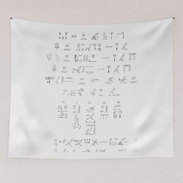 Item preview, Hieroglyphs designed and sold by Zachary Hadley.