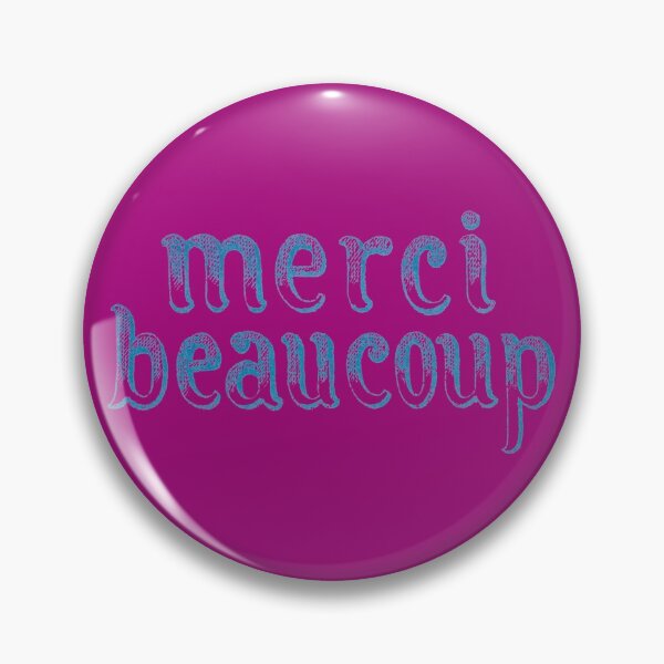 Item preview, Merci Beaucoup! Purple and Blue Color Theory Thank You designed and sold by RecklessRosey.