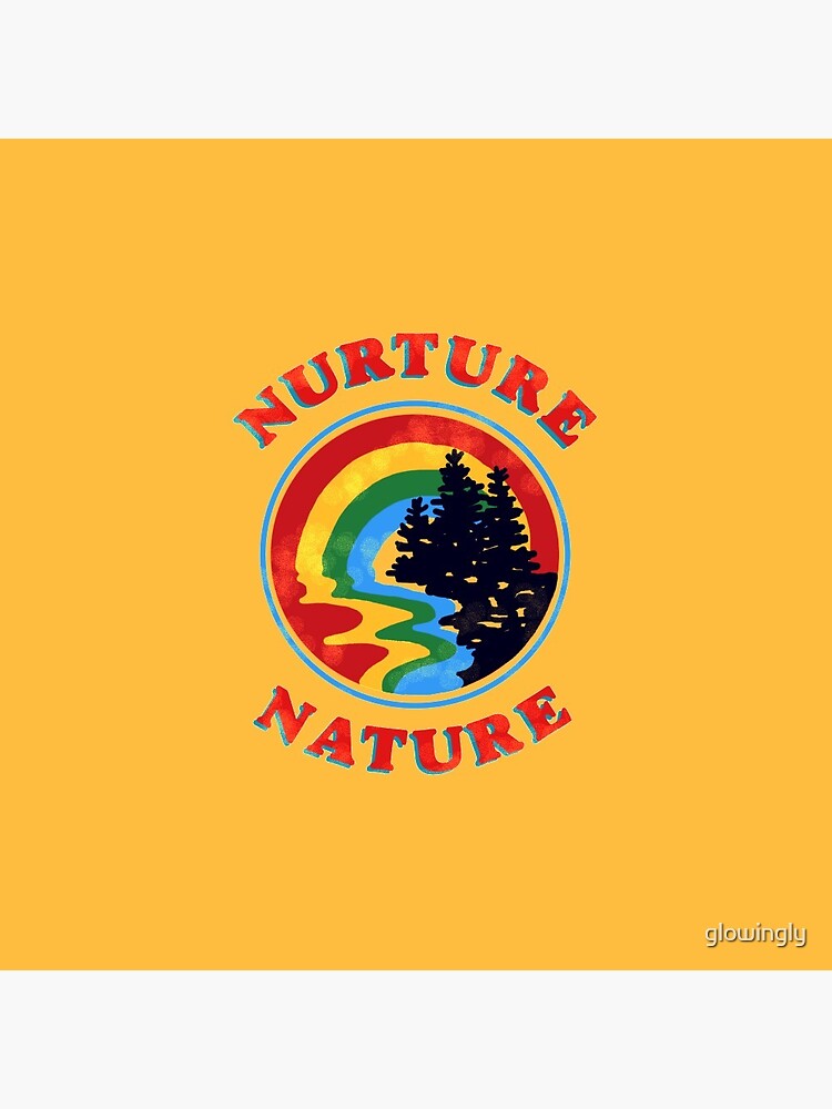 nurture nature vintage environmentalist design by glowingly
