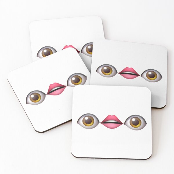 Item preview, eye lips eye emoji combo designed and sold by alenastickers.