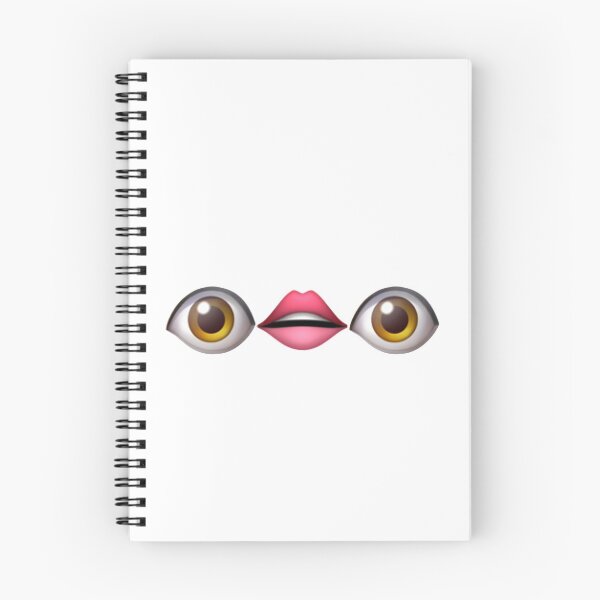 Item preview, eye lips eye emoji combo designed and sold by alenastickers.