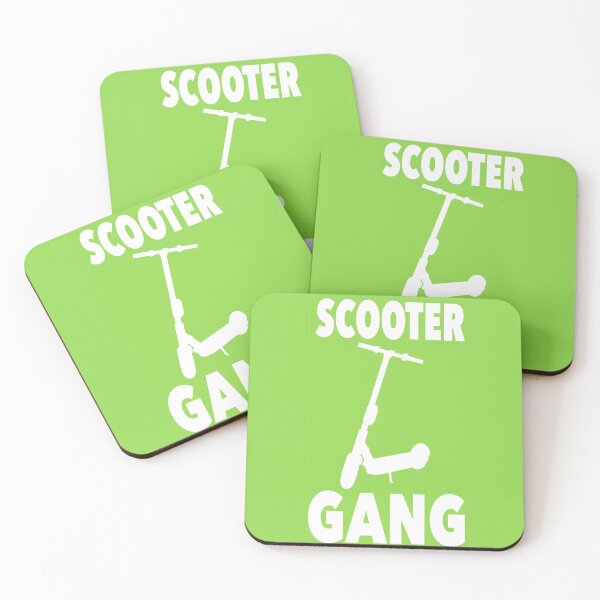 Item preview, Scooter Gang (Green) designed and sold by funkyabbi.