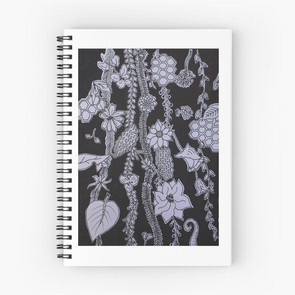 Item preview, black and white floral design designed and sold by niennavicky.