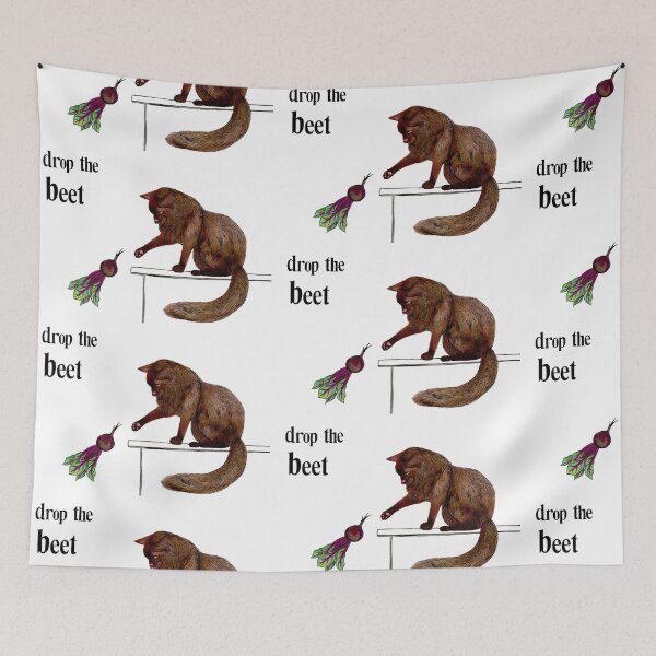 Item preview, Drop The Beet - Cat version designed and sold by Lydia-Artwork.
