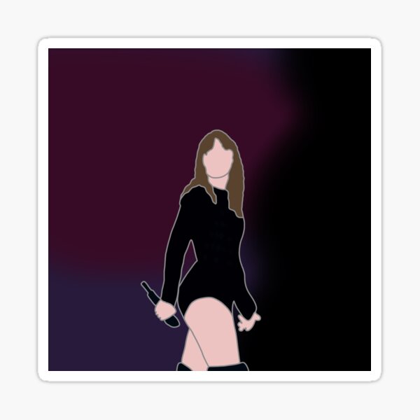 Taylor Swift Reputation Stadium Tour Rain (avec arrière-plan) Sticker