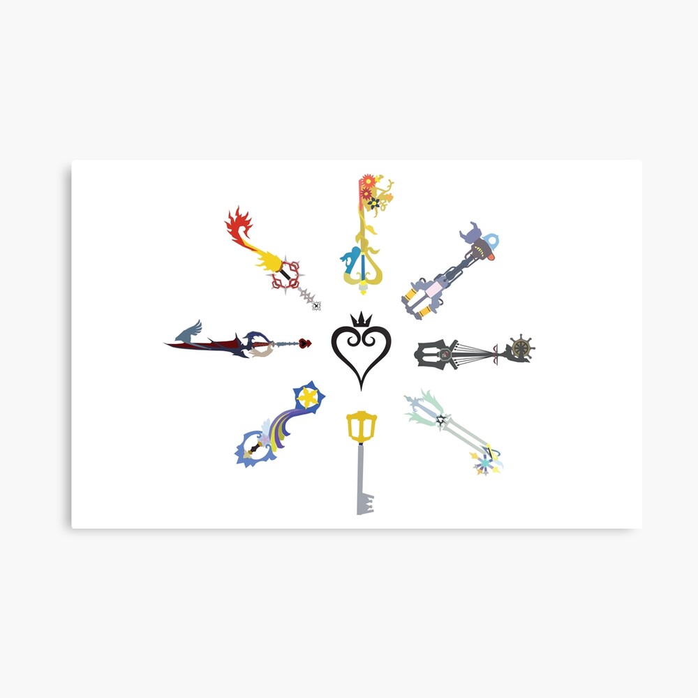 Kingdom Hearts Keyblades iPad Case & Skin for Sale by MowdDesigns