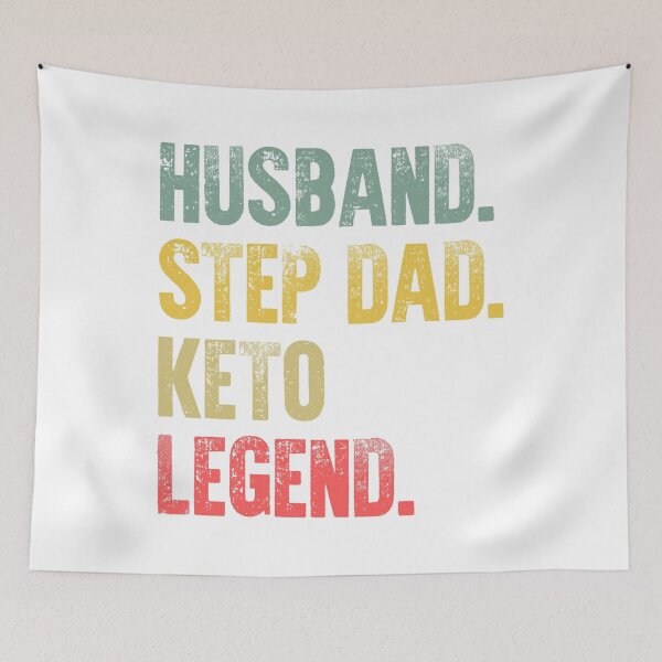 Item preview, Funny Men Vintage T Shirt Husband Step Dad Keto Legend designed and sold by Bendthetrend.