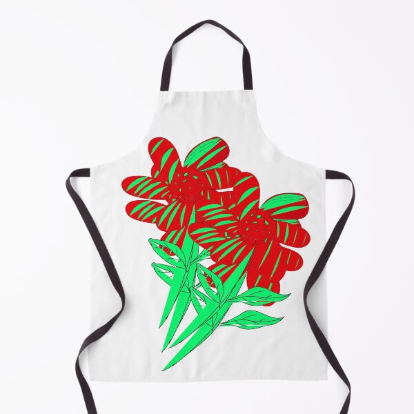 Item preview, Red & Green Flowers designed and sold by Dream Wear.