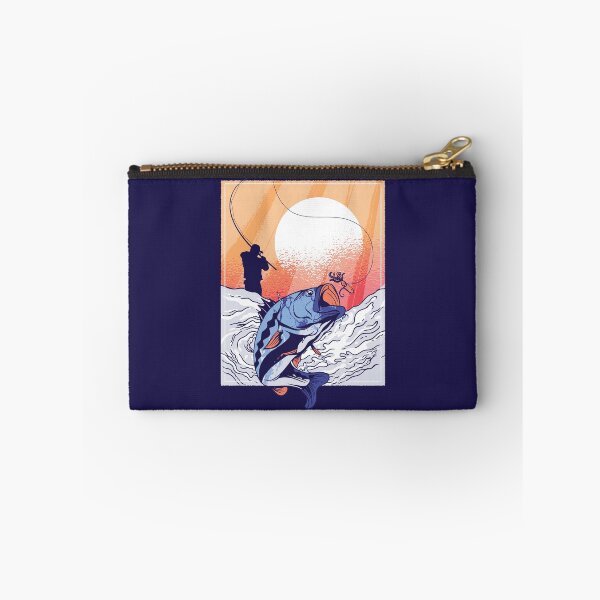 Item preview, Fly Fishing Bass Outdoors Sunset designed and sold by CoolSilhouettes.
