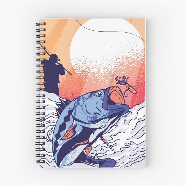 Item preview, Fly Fishing Bass Outdoors Sunset designed and sold by CoolSilhouettes.