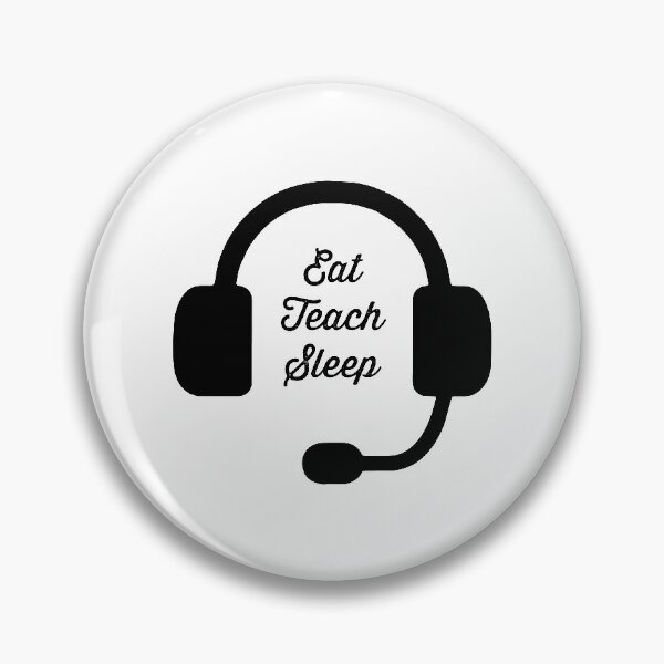 Item preview, Eat Teach Sleep | Teach Online | ESL Teacher | Distance Learning designed and sold by RocketPunchSC.