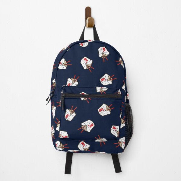 Item preview, Take-Out Noodles Box Pattern on Navy Blue designed and sold by evannave.