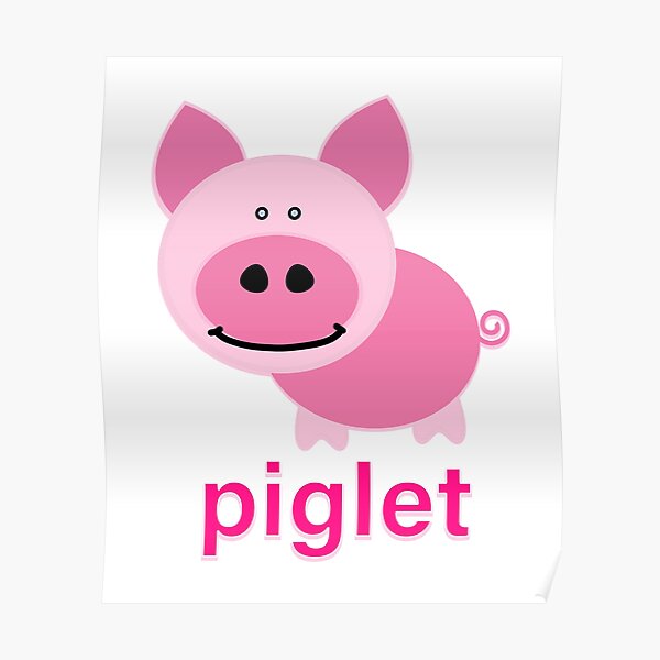patrocinado Asado Vagabundo Pósters: Disfraz De Cerdo Halloween Piglet Piglet | Redbubble
