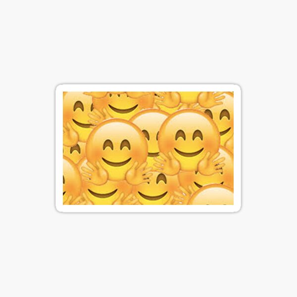 Sticker Emoji Drucken Redbubble