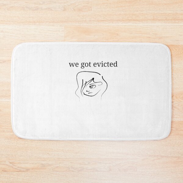 Item preview,  WE GOT EVICTED sticker designed and sold by moustafa7155.