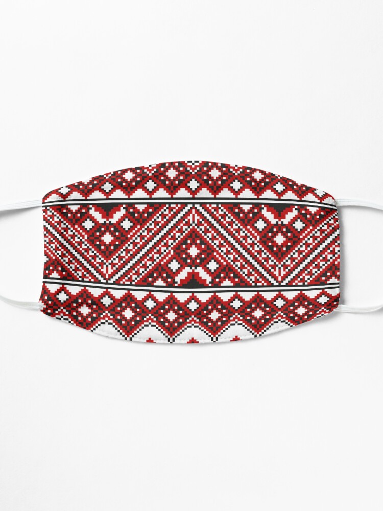 Alternate view of #Ukrainian #Embroidery, #CrossStitch, #Pattern Mask