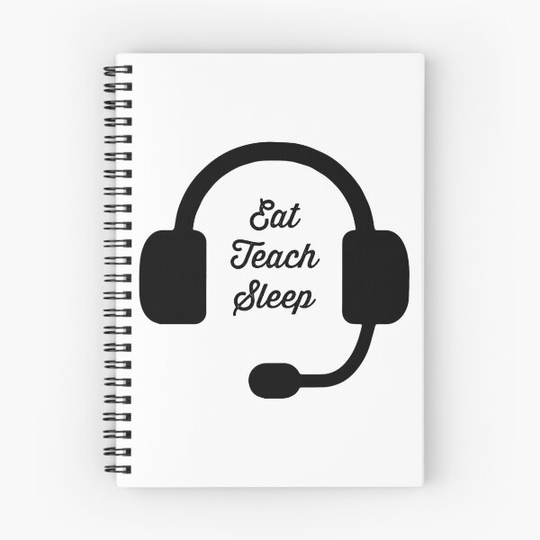 Item preview, Eat Teach Sleep | Teach Online | ESL Teacher | Distance Learning designed and sold by RocketPunchSC.