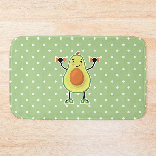 Item preview, Cute Avocado Lifting Weights, Dumbells, Working Out designed and sold by WildHoneyDesign.