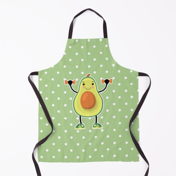 Item preview, Cute Avocado Lifting Weights, Dumbells, Working Out designed and sold by WildHoneyDesign.
