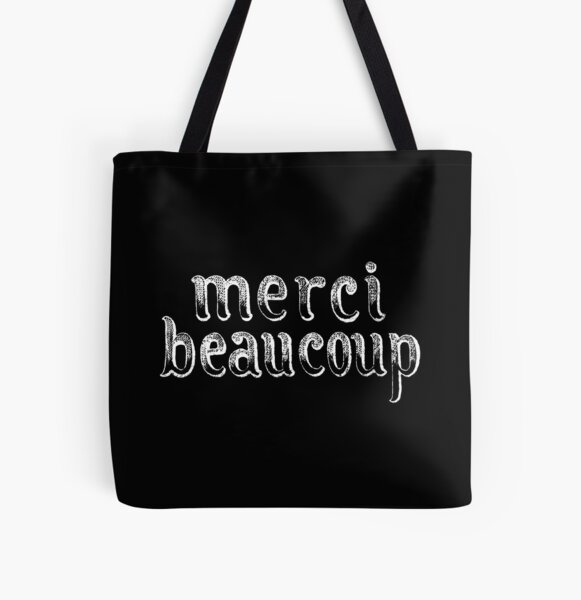 Merci Beaucoup Tote Bags for Sale | Redbubble