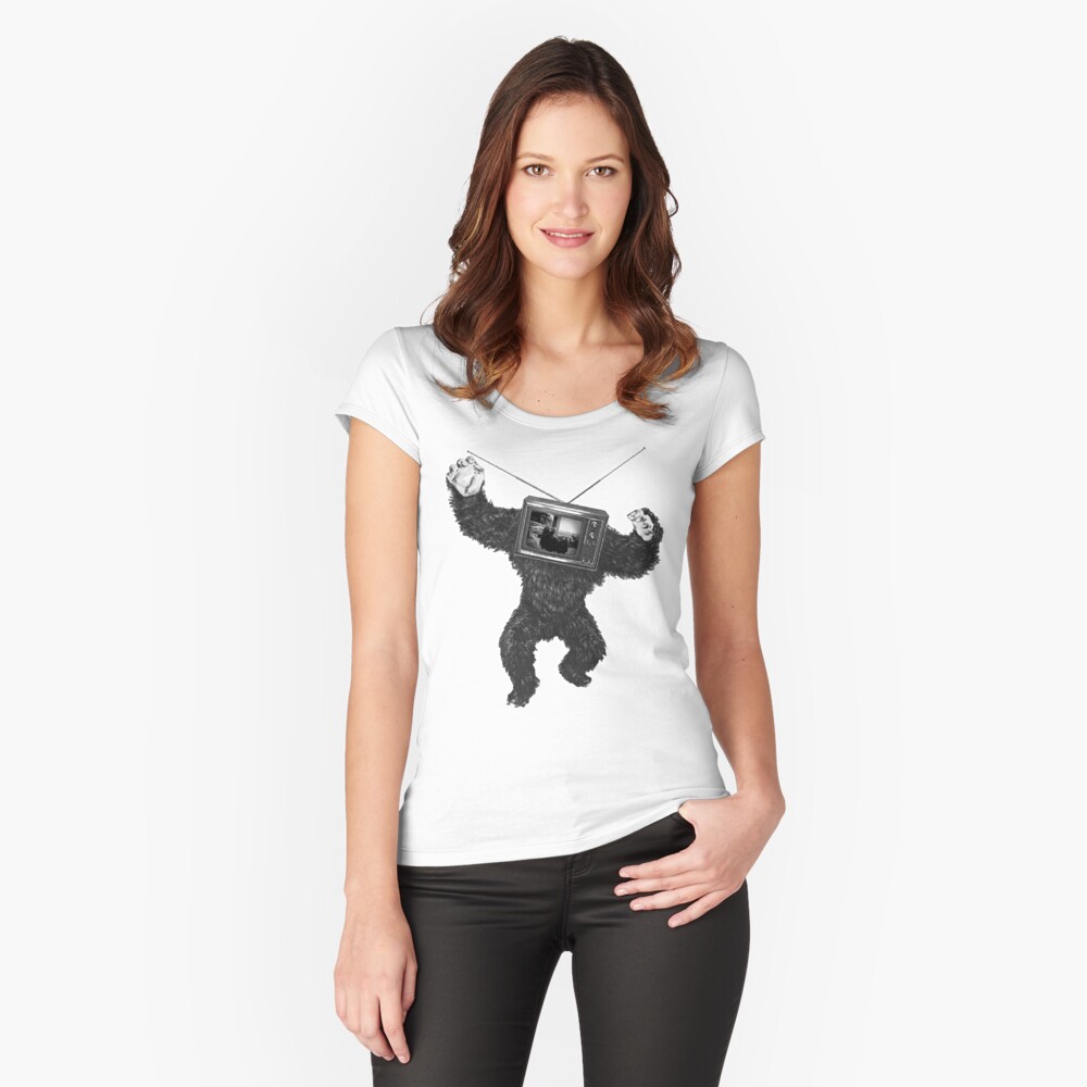Item preview, Fitted Scoop T-Shirt designed and sold by jabwai.