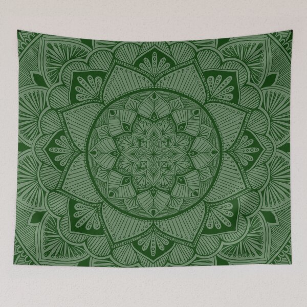 Item preview, Forest Green Mandala 2 designed and sold by ColorObsession.