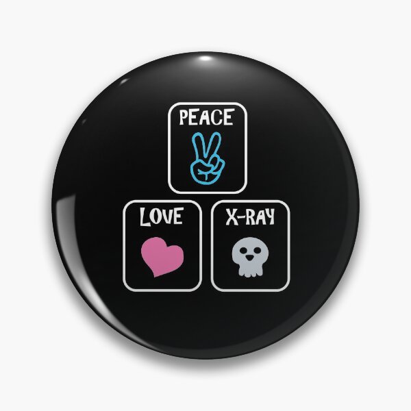Item preview, Peace Love X-Ray designed and sold by GriffsGraphix.