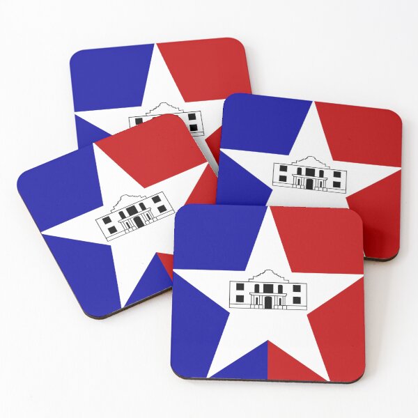 Item preview, San Antonio Texas City Flag designed and sold by FiveRedBats.