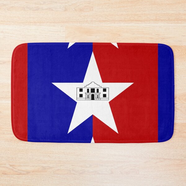 Item preview, San Antonio Texas City Flag designed and sold by FiveRedBats.