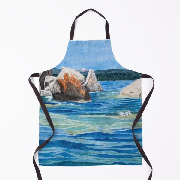 Item preview, Lake Tahoe Rocks with Choppy Waters designed and sold by tahoekerri.