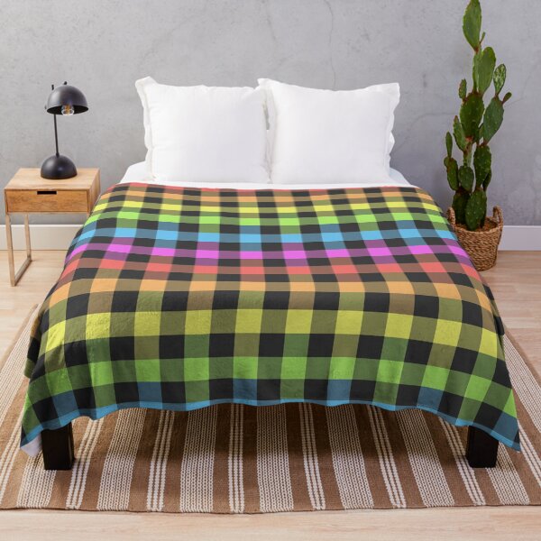 Item preview, colorful plaid designed and sold by ZiphGames.