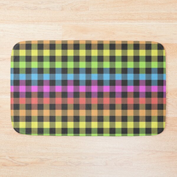 Item preview, colorful plaid  designed and sold by ZiphGames.