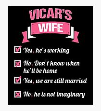 VICAR'S WIFE Photographic Print