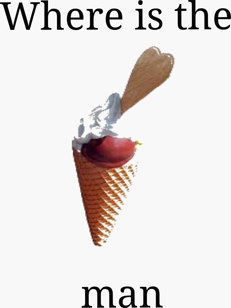 "ice cream man sticker" Sticker for Sale by moustafa7155 Redbubble