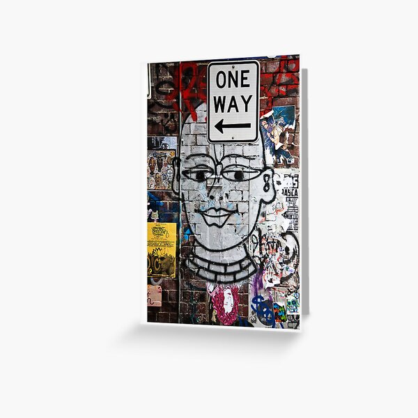 One Way Greeting Card