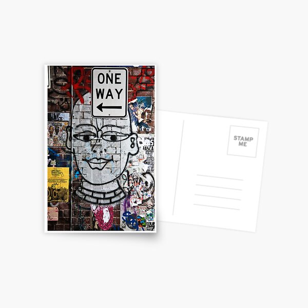 One Way Postcard