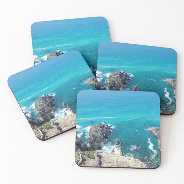 Item preview, Cliffside deep blue ocean view- Sunshine coast designed and sold by samararibas.