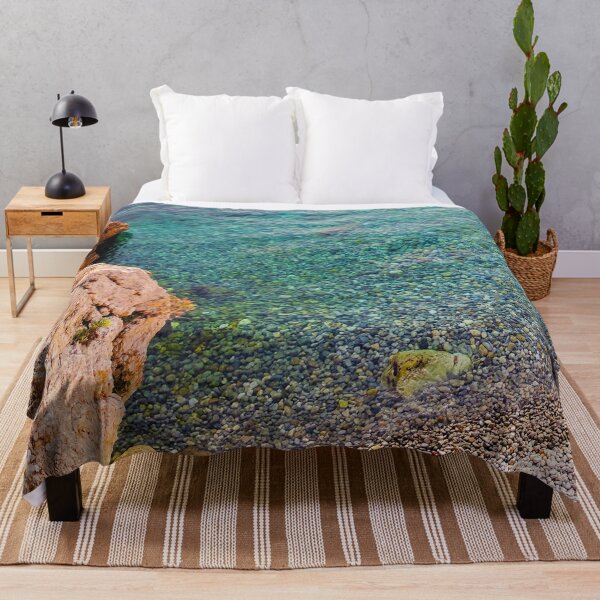Item preview, Cote d'Azur Beach Blue Green Sea Coast Waves designed and sold by impetum.