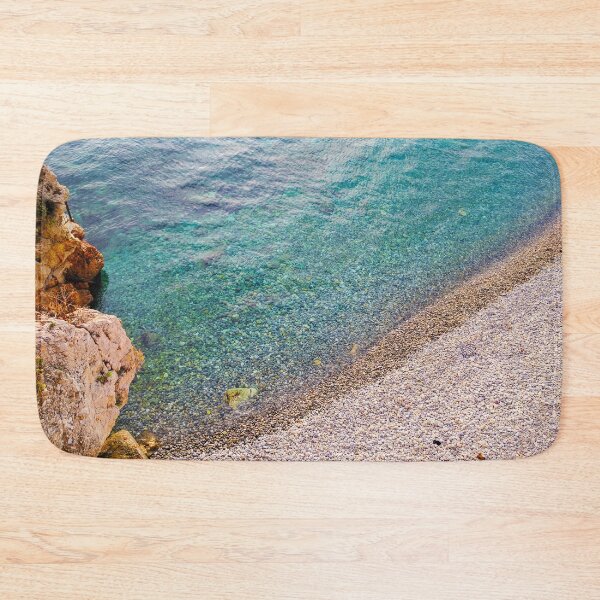 Item preview, Cote d'Azur Beach Blue Green Sea Coast Waves designed and sold by impetum.