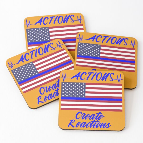 Item preview, Thin Blue Line Actions Reactions designed and sold by CharJens.