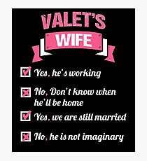 VALET'S WIFE Photographic Print