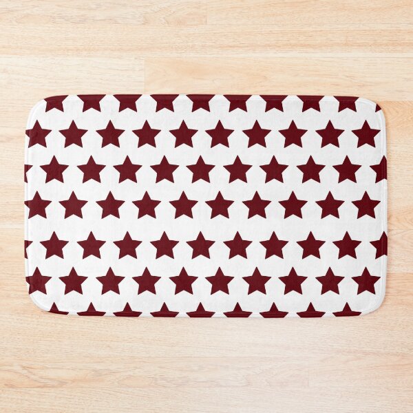 Item preview, white & maroon stars designed and sold by aflanders30.