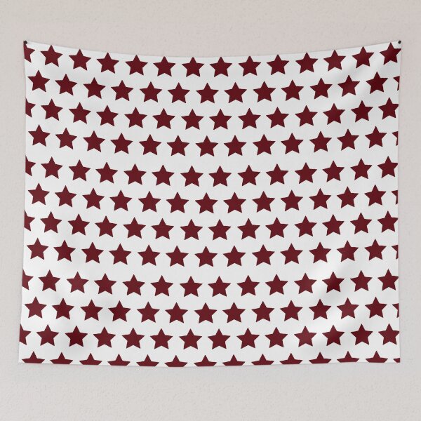 Item preview, white & maroon stars designed and sold by aflanders30.