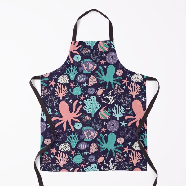 Item preview, Ocean Animals Fish Coral Octopus Coastal designed and sold by Heather Rosas.