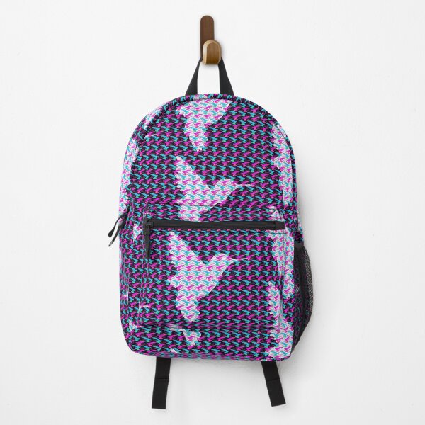 Item preview, Flocking Hummingbird Hearts - White Silhouette  designed and sold by weavernap.