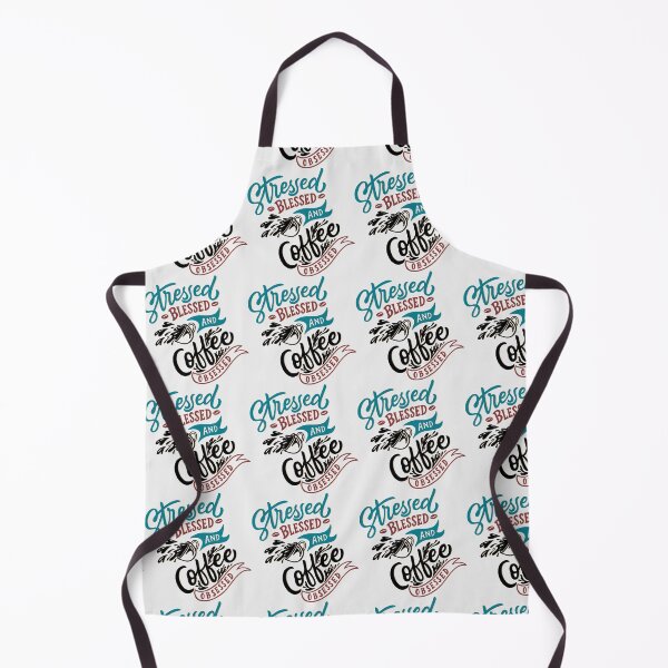 Item preview, Stressed coffee obsessed funny t-shirt patternt on white designed and sold by coffeeapparel.